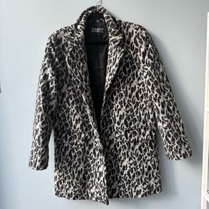 Straight to hell cheetah print coat